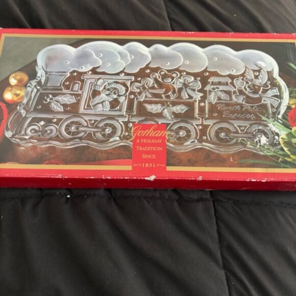 Gorham North Pole Express Severing Platter - Picture 3 of 5